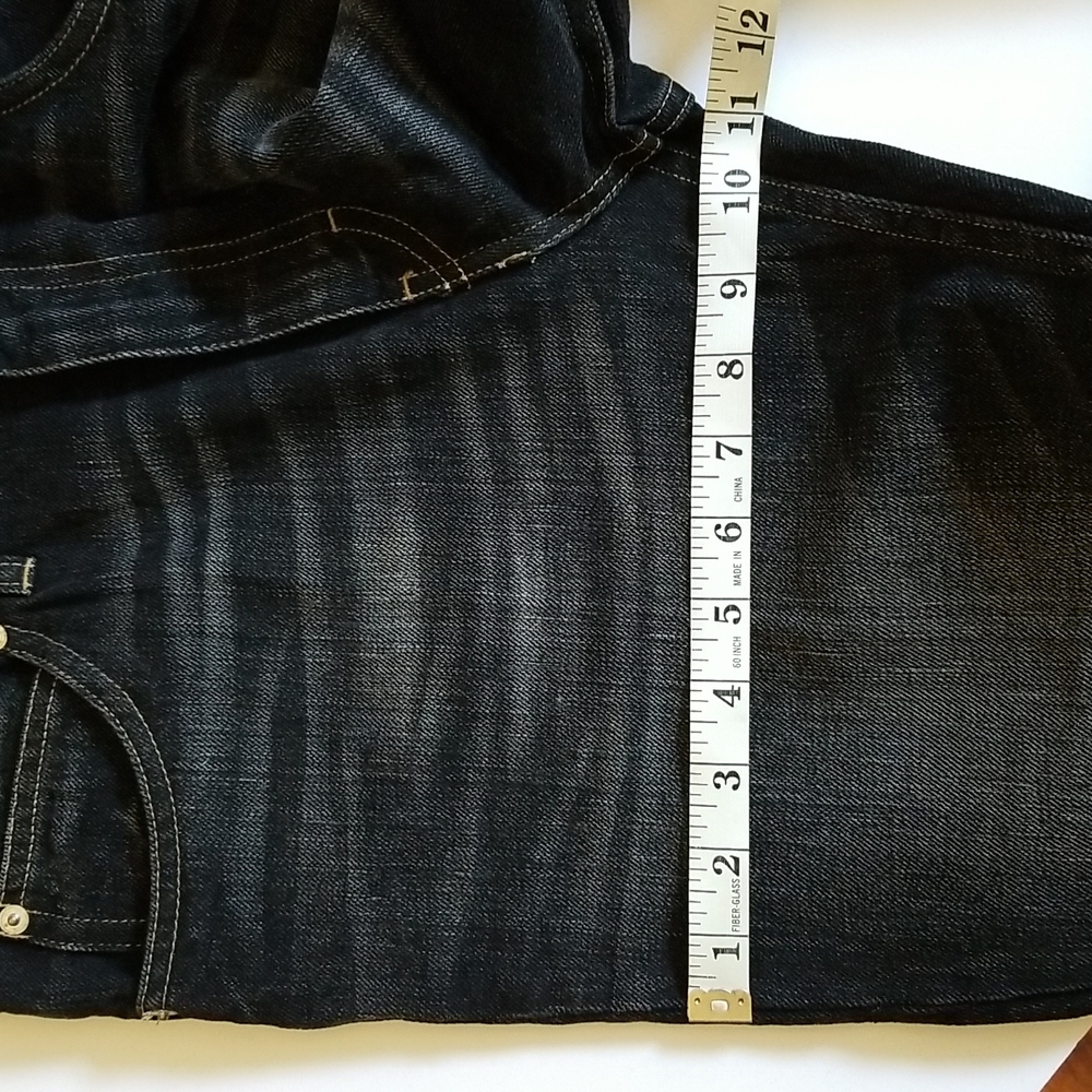 Golden Goose High Rise Denim Pants Size S Small Black - Picture 9 of 11